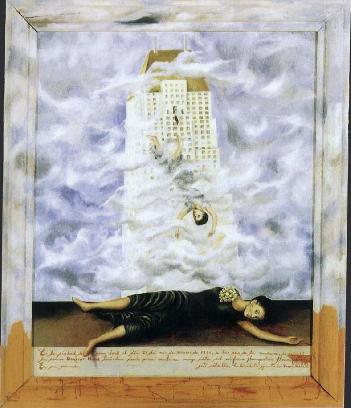 Frida Kahlo Commit suicide oil painting picture